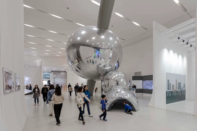 2019 UABB 城市升维┃粒子到宇宙：主展场模块化组合墙体设计 / 孟建民设计团队 - 室内图, 博物馆展览馆室内设计