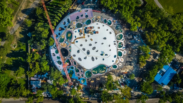 Imágenes destacan la estructura completa de la Casa de la Música Húngara de Sou Fujimoto en Budapest - Imagen Principal