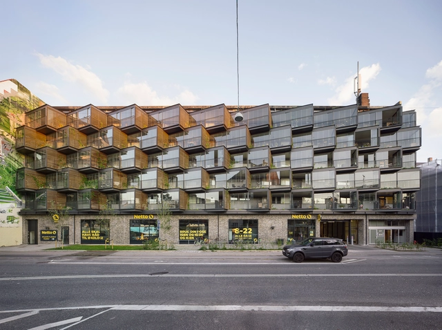 Ørsted Gardens Apartments / Tegnestuen LOKAL - Exterior Photography, Renovation, Facade