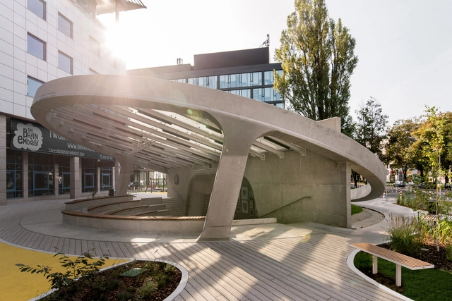 Brain Embassy Amphitheatre / mode:lina - Interior Photography, Cowork Interiors, Facade