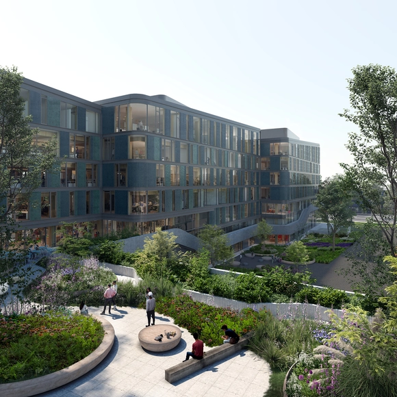 Team V Designs One of the Largest Timber Hybrid Offices for DPG Media in Amsterdam - Featured Image