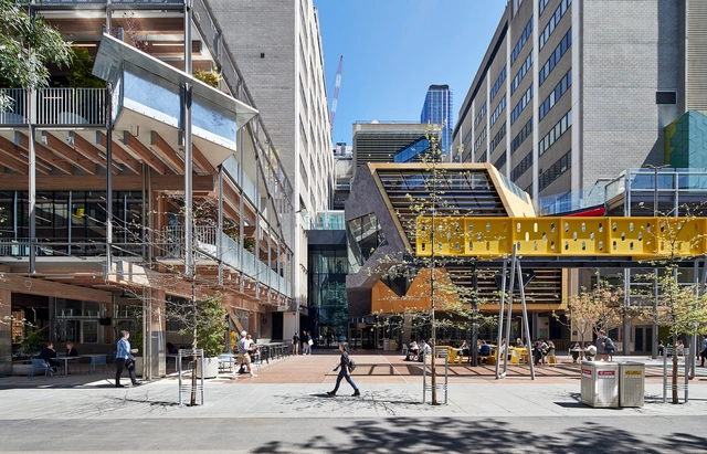 RMIT New Academic Street / Lyons - Exterior Photography, Renovation