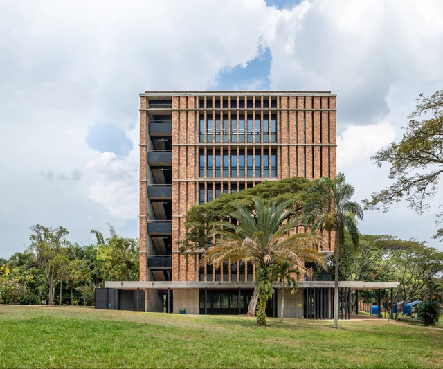 Edificio Multipropósito Cedro Rosado / Espacio Colectivo Arquitectos - Fotografía exterior, Sustentabilidad