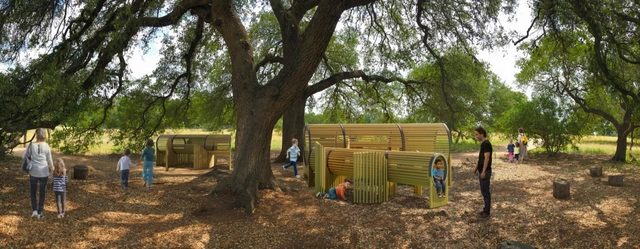 “Tubes ‘n’ Tunnels” Featured at the Lady Bird Johnson Wildflower Center - Featured Image