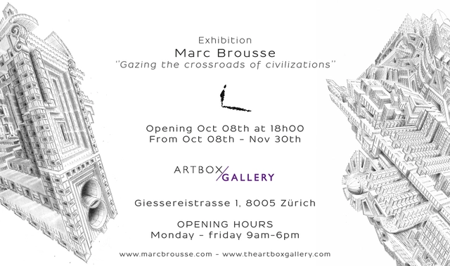 "Gazing the Crossraods of Civilizations" by Marc Brousse at ArtboxGallery - Featured Image