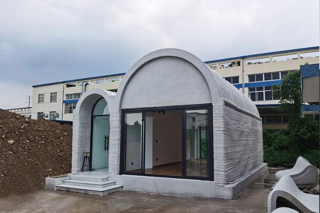 3D Printing Concrete House / Professor XU Weiguo‘s team from the Tsinghua University School of Architecture - Exterior Photography, Houses, Facade, Arch