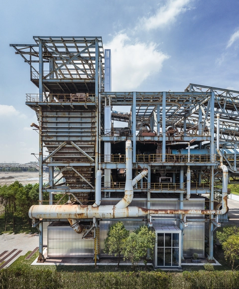 Baoshan WTE Exhibition Center / Kokaistudios - Exterior Photography, Renovation