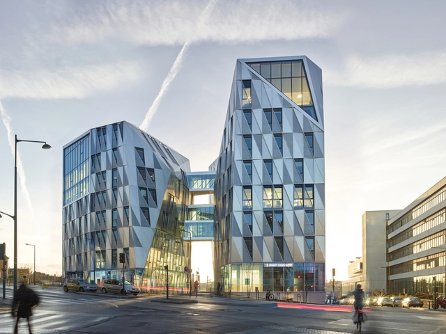 Urban Quartz Office Building / Hamonic + Masson & Associés + a/LTA - Exterior Photography, Office Buildings, Facade