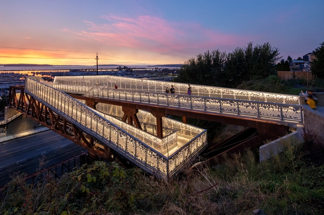 Ponte Grand Avenue Park / LMN Architects - Fotografia de Exterior, Pontes