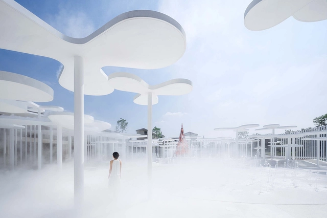 Instalação White Upland / Wutopia Lab - Fotografia de Interiores, Parque