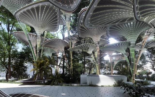 Mask Architects Design Cooling Stations for Abu Dhabi's Urban Heat Island - Featured Image