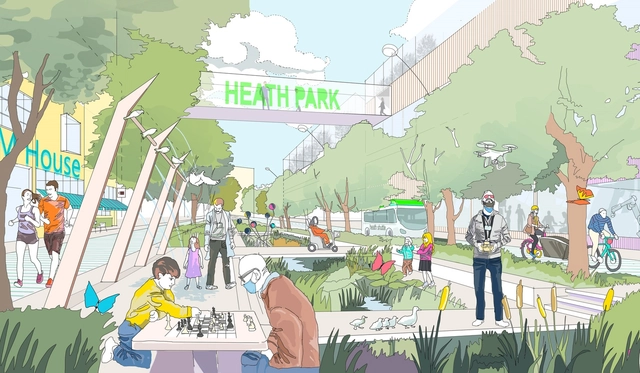 EcoResponsive Environments Wins RIBA Competition to Envision Runcorn's Future in the U.K. - Featured Image