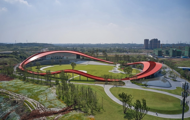 Loop of Wisdom Museum & Reception Center / Powerhouse Company - Exterior Photography, Museum