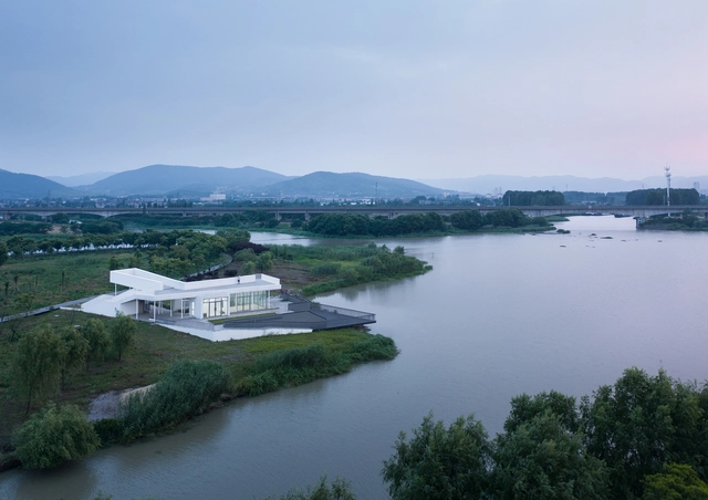 宜兴莲花荡游客中心 / 东南大学建筑学院 + 南京匡合国际工程设计 - 建筑图, 旅游景点