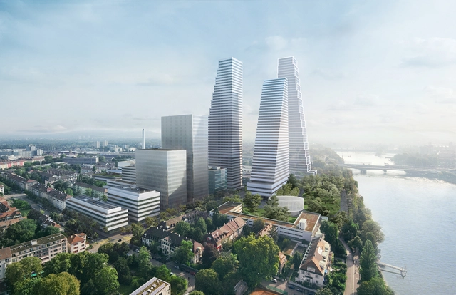 Herzog & de Meuron Create Third Roche Tower Along Rhine River in Basel - Featured Image