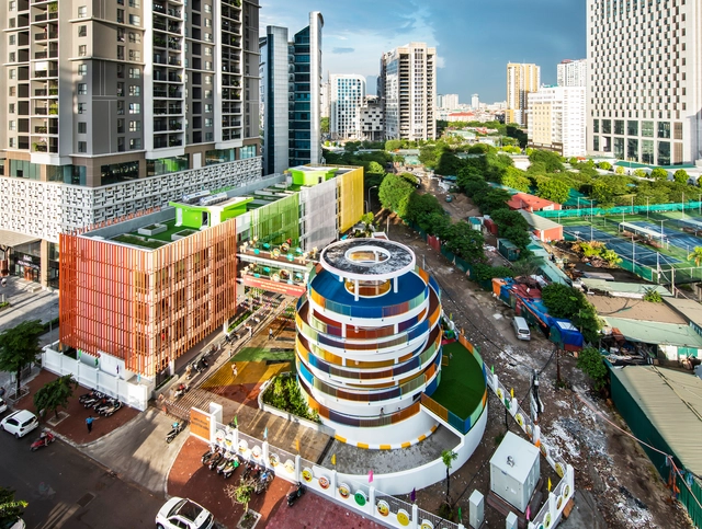 Sunflower Kindergarten / Sunjin Vietnam Joint Venture Company - Exterior Photography, Kindergarten