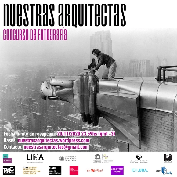 Concurso de fotografía Nuestras Arquitectas 2020 - Imagen Principal