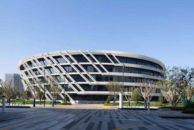 太平鸟时尚中心 / Daniel Statham Architects - 建筑图, 办公设施, 表皮