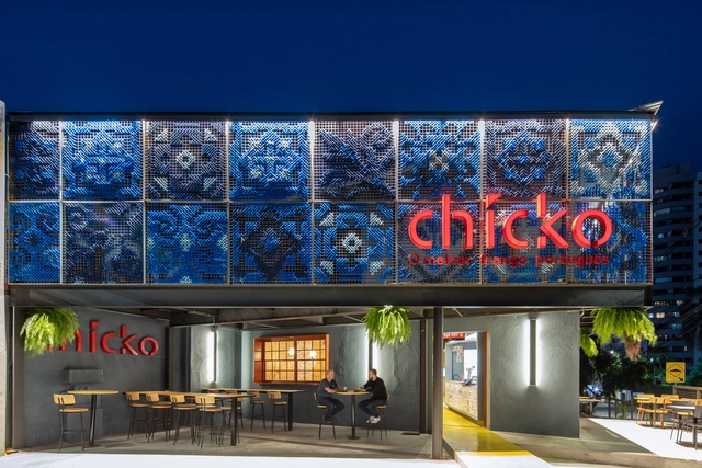 Restaurante Chicko / SuperLimão - Fotografia de Exterior, Interiores De Restaurantes E Bares, Fachada, Porta, Mesa, Cadeira