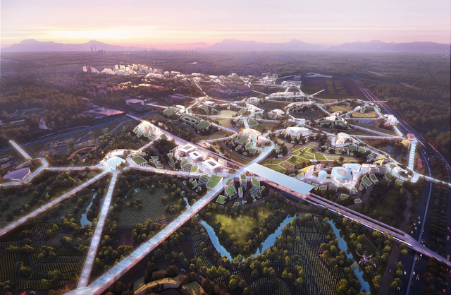 MVRDV presenta "Sky Valley", la ciudad de ciencia y tecnología del futuro en Chengdu, China - Imagen Principal