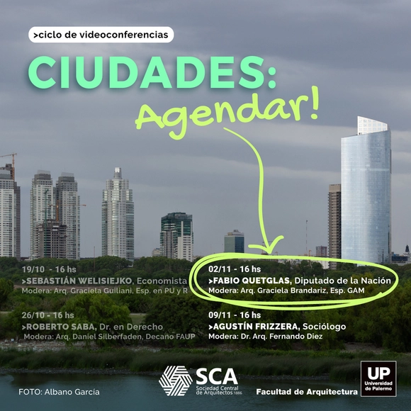 Ciclo de charlas CIUDADES: 3° Encuentro - Imagen Principal