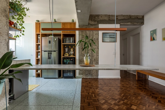 Higienópolis Apartment / Teresa Mascaro - Interior Photography, Apartment Interiors, Kitchen, Facade, Countertop
