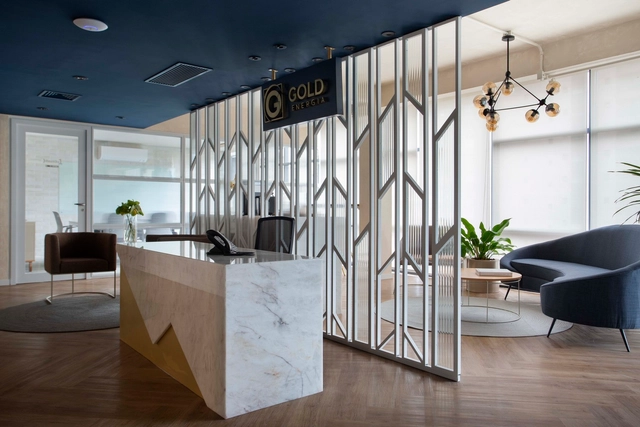 Escritório Gold Energia / Nop Arquitetura - Fotografia de Interiores, Interiores De Escritórios, Cozinha, Fachada, Cadeira, Iluminação, Mesa
