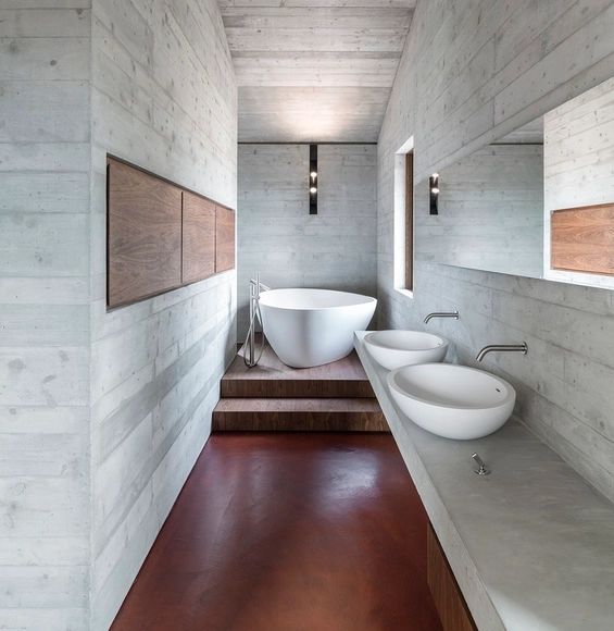Concrete Countertops: Brutalism in the Bathroom - Featured Image