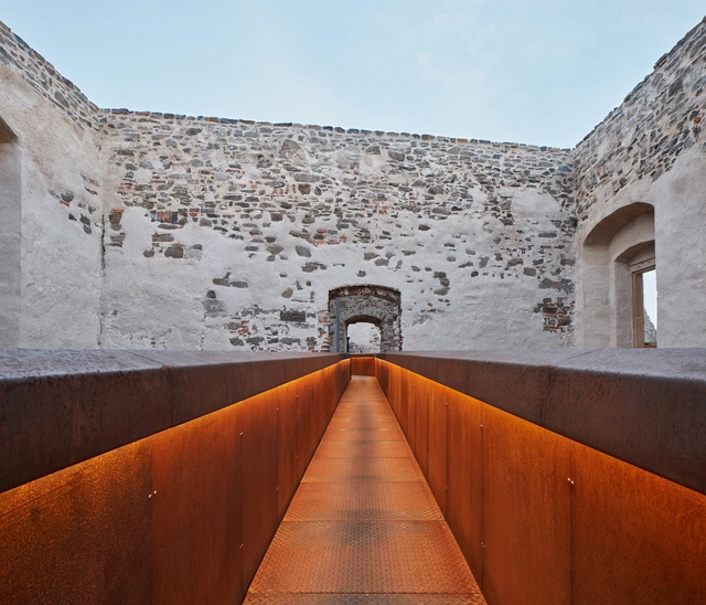 Helfštýn Castle Palace Reconstruction / Atelier-r - Exterior Photography, Renovation, Arch