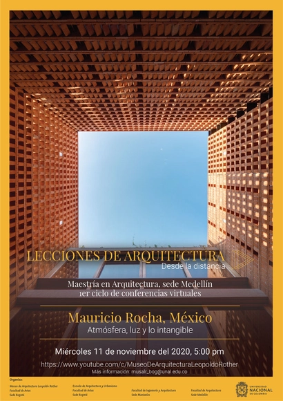 Lecciones de Arquitectura desde la distancia: "Atmósfera, luz y lo intangible" por Mauricio Rocha - Imagen Principal