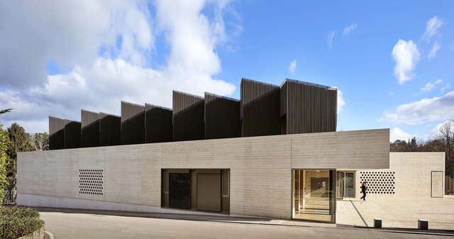 Centro de Arte Maison des Arts / Tectoniques Architects - Fotografía exterior, Centro Cultural, Fachada