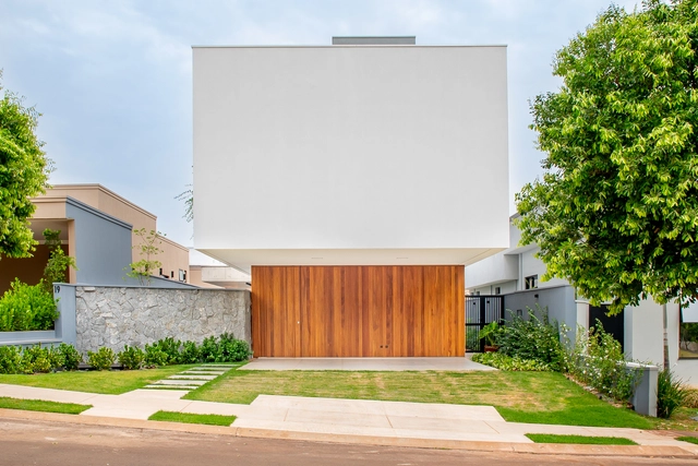 Casa LB / Estúdio Gola - Fotografia de Exterior, Casas, Jardim, Porta, Fachada