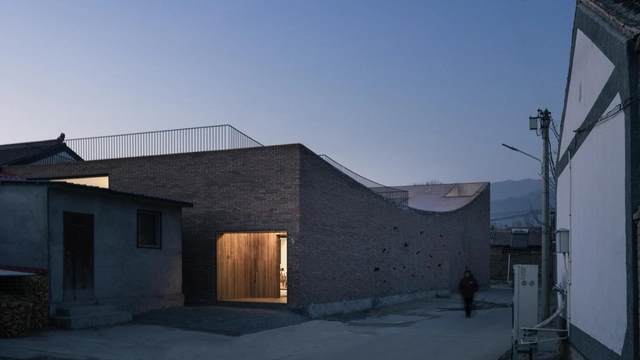 瞻院 / 微建筑工作室 - 建筑图, 独立住宅, 表皮