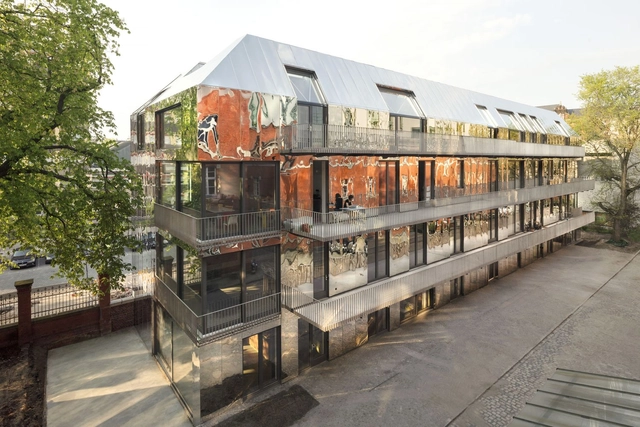 Casa 6 en Berlín / Sauerbruch Hutton  - Fotografía exterior, Coliving, Fachada