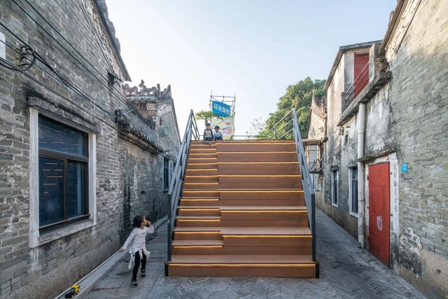 深圳沙井古墟新生 / 趣城工作室 - 建筑图, 展陈装置, 楼梯