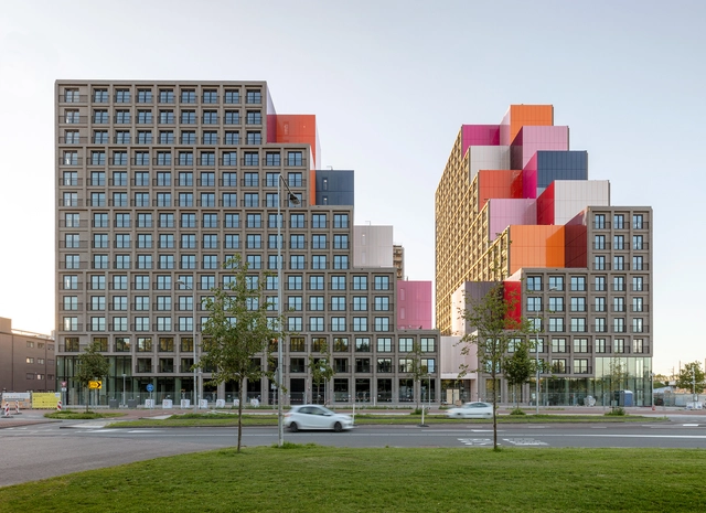 OurDomain 阿姆斯特丹学生公寓 / OZ Architects - 建筑图, 办公建筑