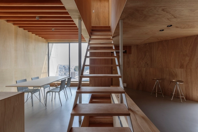 广岛山崖之宅 / Yutaka Yoshida Architect & Associates - 室内图, 独立住宅, 楼梯