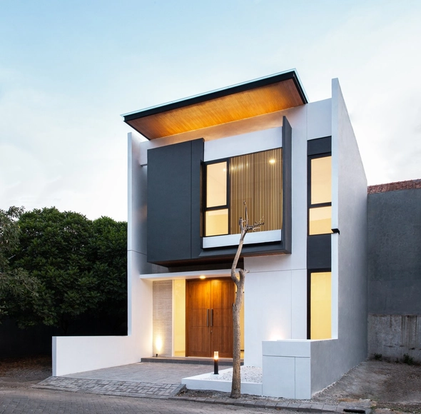 MONOHOUSE Chapter I / MONOSTUDIO - Exterior Photography, Houses, Facade