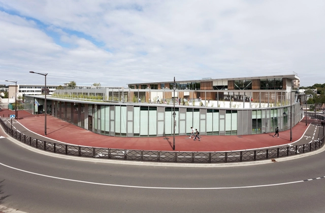法国安东尼校园活动中心 / Dietmar Feichtinger Architectes - 建筑图, 小学及初中