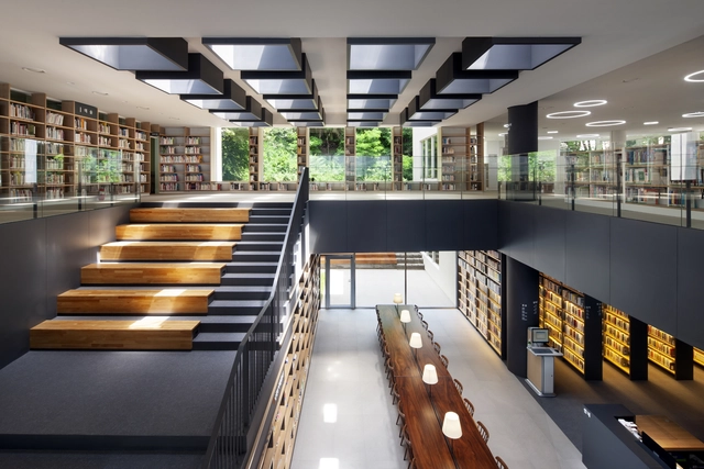 Doksan 图书馆 / D.LIM architects - 室内图, 文化建筑室内设计