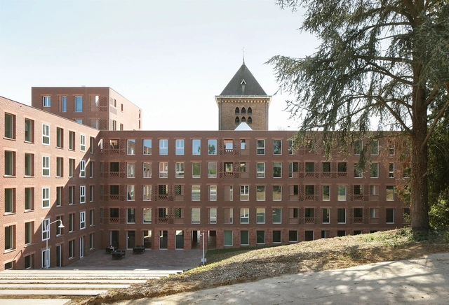比利时修道院 Wivina  / architecten De Vylder Vinck Taillieu + jo taillieu architecten - 建筑图, 公寓, 表皮