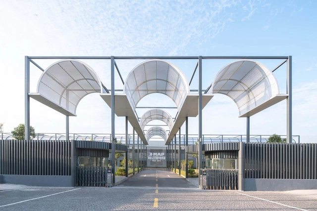 上海长江斯迈普电梯厂区改造 / ATAH介景建筑 - 建筑图, 更新项目, 拱, 表皮