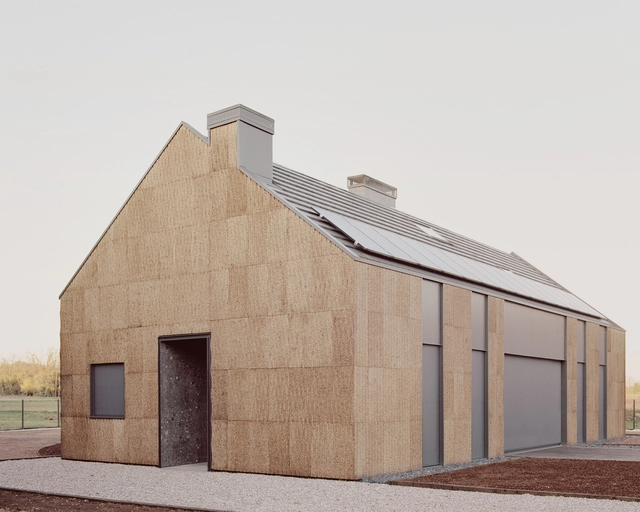 The House of Wood, Straw and Cork  / LCA Architetti / luca compri architetti - Exterior Photography, Sustainability, Facade