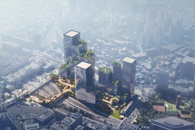 Henning Larsen vence concurso para complexo de uso misto na Coreia do Sul - Imagem de Destaque