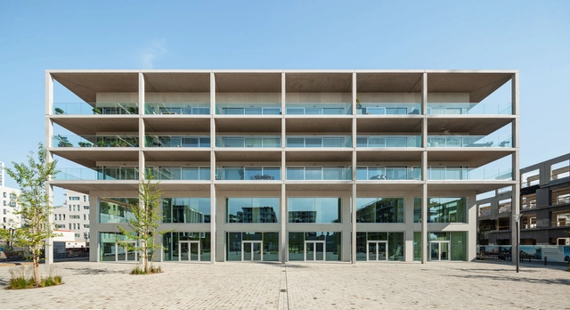 城市宫邸公寓，比利时办公住宅综合体 / Atelier Kempe Thill - 建筑图, 办公设施, 表皮