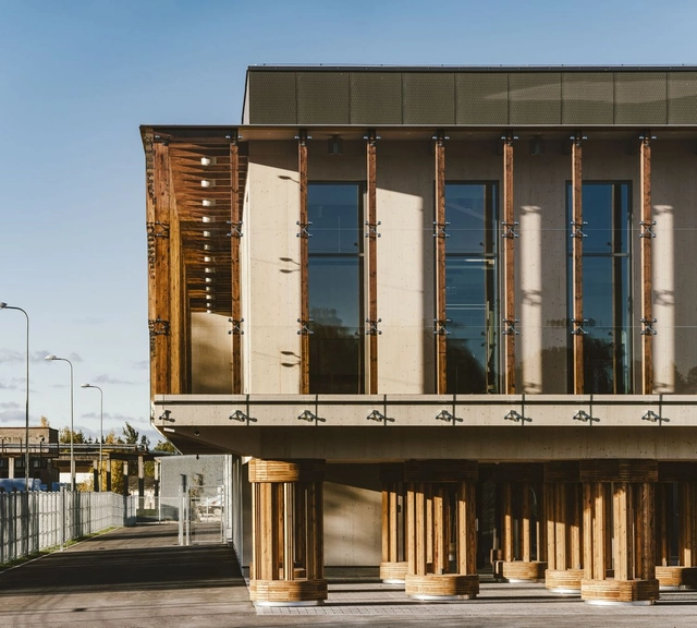 爱沙尼亚木材工厂Arcwood / Kadarik Tüür Arhitektid - 建筑图, 工厂, 表皮