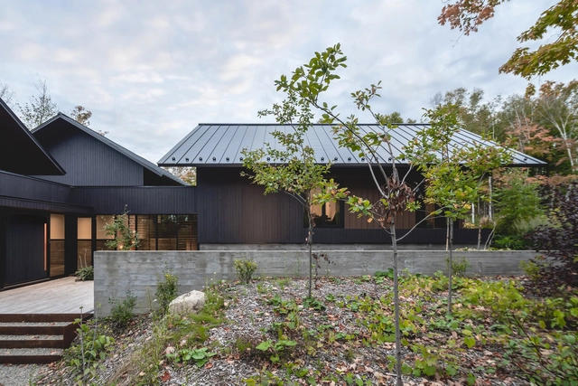 Koya House / Alain Carle Architecte - Exterior Photography, Houses, Garden, Stairs