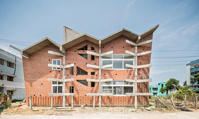 Nandalal Sewa Samithi Library / Anupama Kundoo Architects - Exterior Photography, Library, Facade