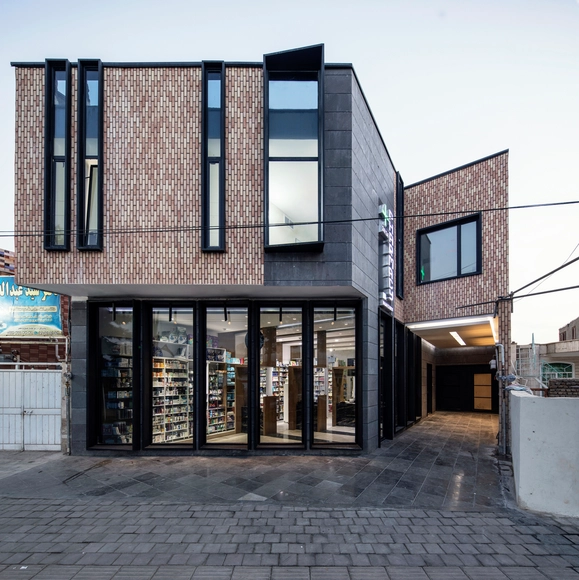 Ravan Pharmacy / Aleshtar Architectural Office - Exterior Photography, Pharmacy, Door, Facade