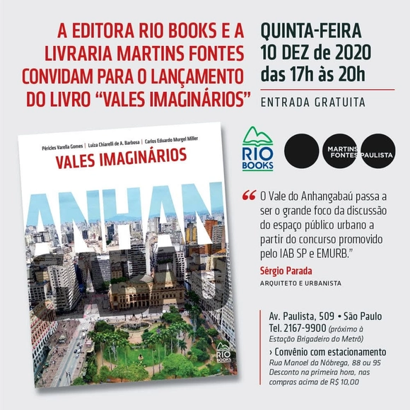 Lançamento do livro "Vales Imginários" - Imagem de Destaque
